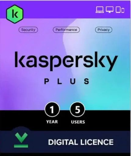 Kaspersky Plus – 5 Dispositivos
